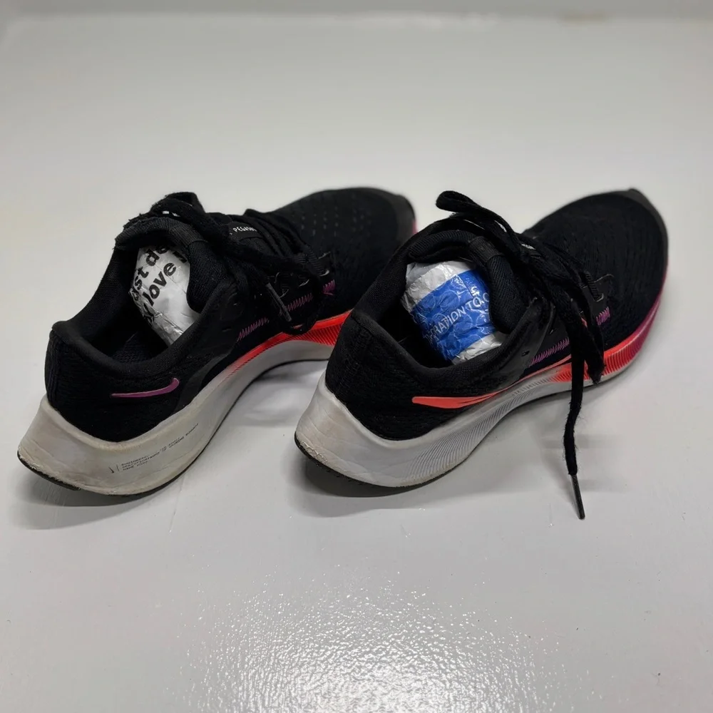 Nike Air Zoom Pegasus 38 Black Pink Running Shoes Youth 1.5Y Womens 3 CZ4178-021